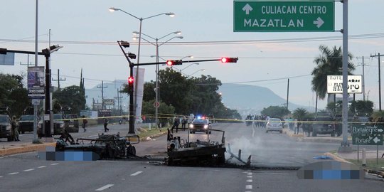 Ini rombongan militer Meksiko yang diserang puluhan pria bersenjata