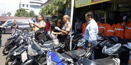 Polres Bogor tangkap 26 penadah dan amankan 126 sepeda motor curian