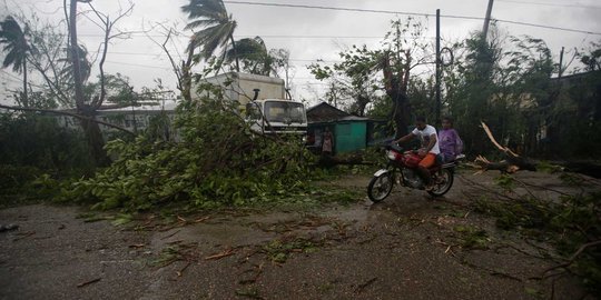 Kedahsyatan Badai Matthew meluluhlantakkan Haiti