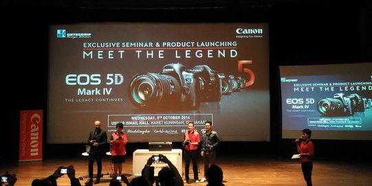 Canon rilis EOS 5D Mark IV di Indonesia, berapa harganya?