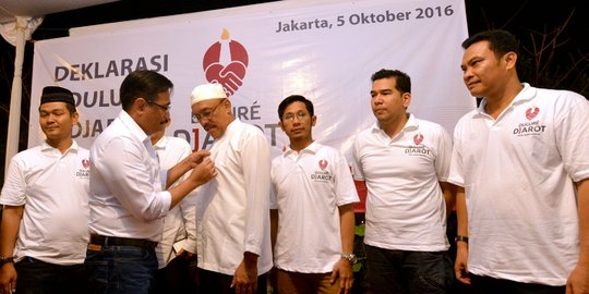 Relawan klaim deklarasi Dulure Djarot dihadiri kader PPP, PKB & PAN