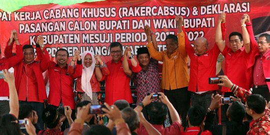 Dianggap siap bangun Mesuji, PDIP perkenalkan paslon Febrina-Adam