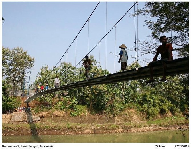 jembatan gantung buatan toni ruttiman
