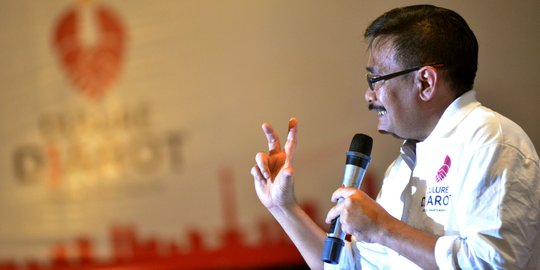 Elektabilitasnya turun, Djarot tanggapi santai