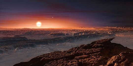 Proxima b, planet dengan atmosfer berbatu yang dijuluki 'Bumi Kedua'