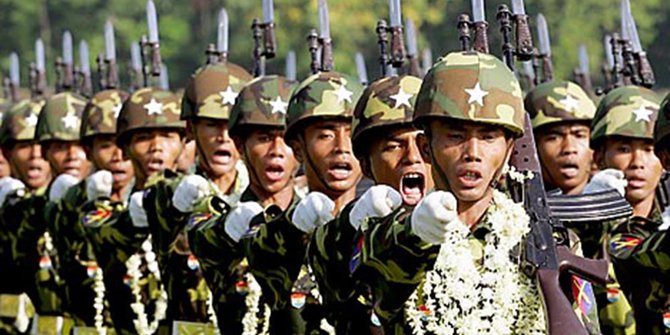 Myanmar kerahkan kekuatan besar tentara ke wilayah Rohingya