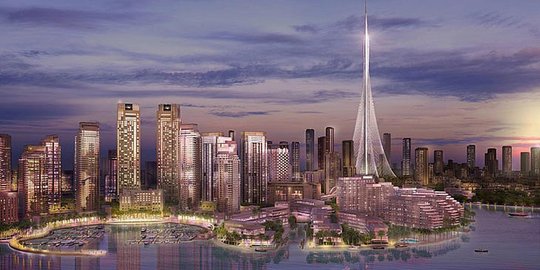 Ini penampakan calon gedung tertinggi dunia senilai USD 1 M di Dubai
