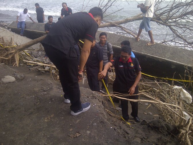 olah tkp penemuan tulang belulang diduga pki