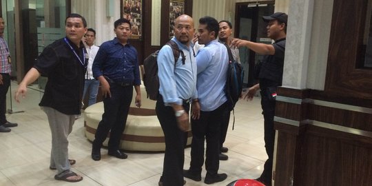 Enam pelaku OTT Kemenhub tiba di Polda Metro Jaya