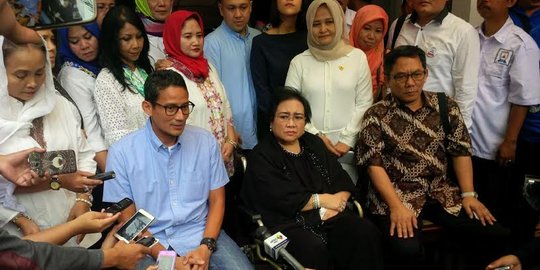 Sowan ke rumah Rachmawati, Sandiaga minta doa restu