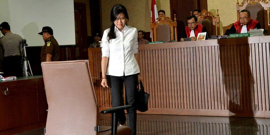 Jessica terlihat lelah, Hakim tunda sidang pembaca nota pembelaan