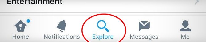 fitur explore di twitter