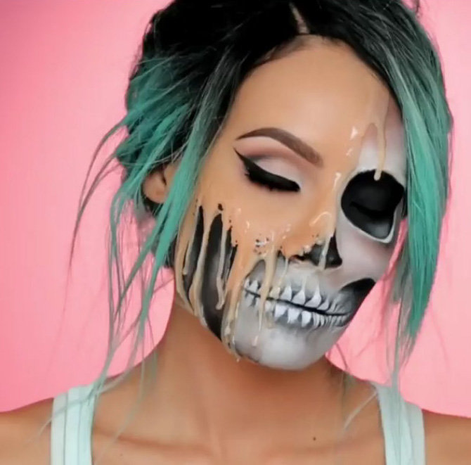tren makeup leleh di instagram