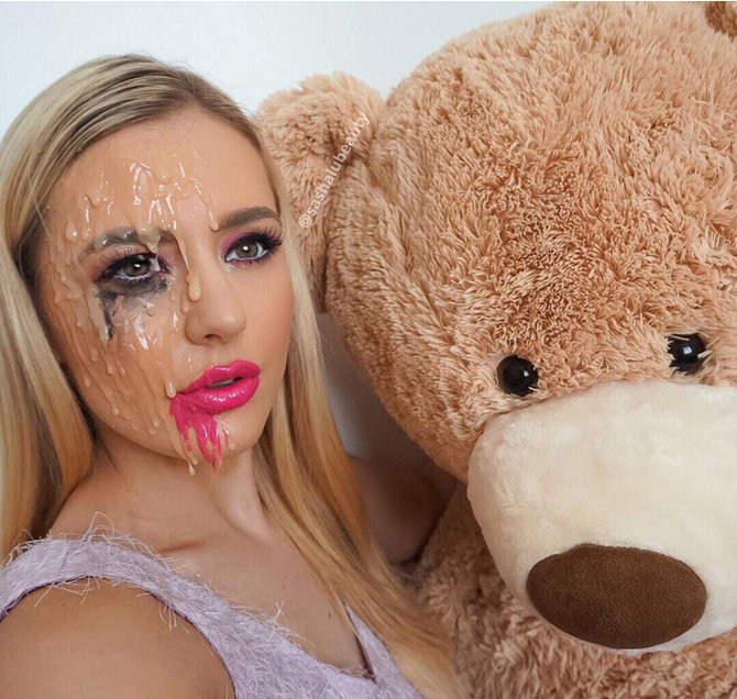tren makeup leleh di instagram