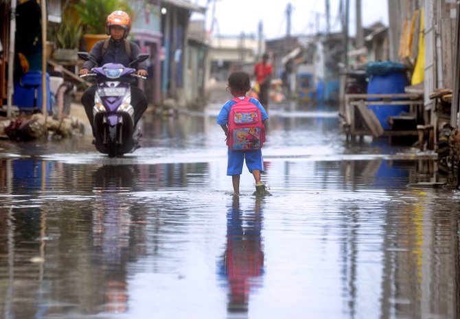 banjir rob di tangerang