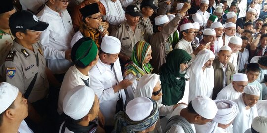 Ribuan warga Palembang kembali demo tuntut Ahok ditangkap