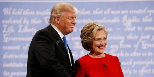 Trump tantang Clinton tes narkoba sebelum debat capres ketiga