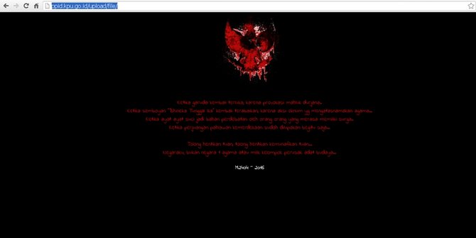 Hacker Indonesia 'sentil' situs KPU, tulis kritikan menyentuh