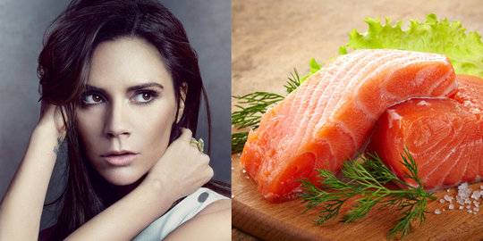 Salmon rahasia kulit awet muda Victoria Beckham?