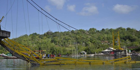 Ini kondisi jembatan ambruk di Bali yang tewaskan 8 orang