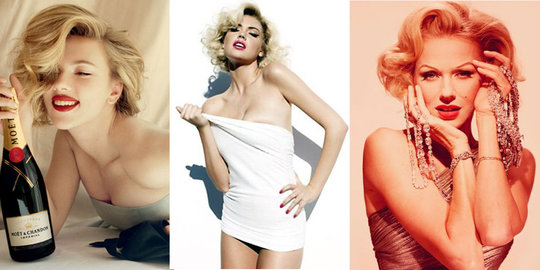 Saat para seleb menjelma jadi Marilyn Monroe, siapa yang terseksi?