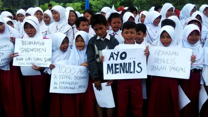 seribu anak lereng gunung slamet menulis surat untuk presiden