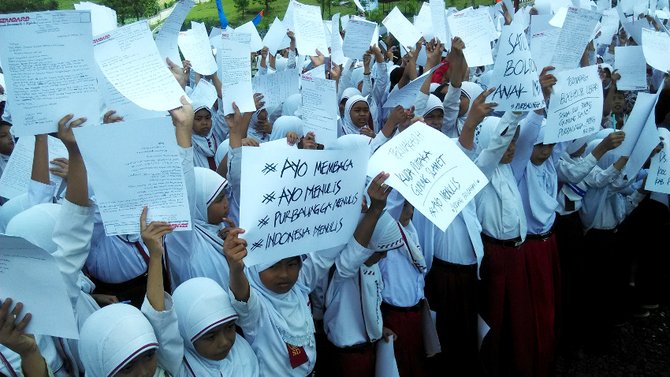 seribu anak lereng gunung slamet menulis surat untuk presiden