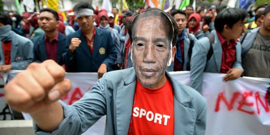 Aksi BEM se-Indonesia tagih Nawacita Jokowi-JK