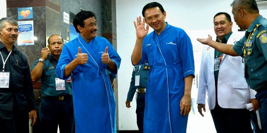 Jelang pilgub DKI, Djarot banyak blusukan, Ahok kumpul komunitas