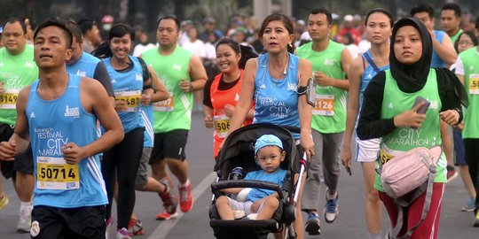 Ini pengalihan arus lalu lintas selama Jakarta Marathon