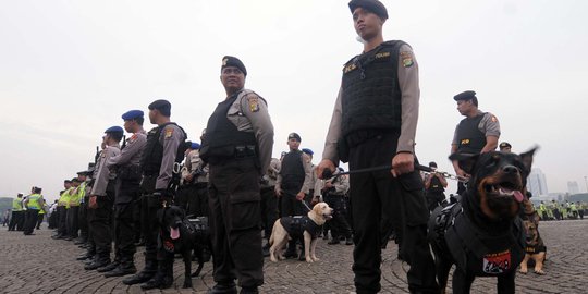 600 Personel polisi amankan penetapan cagub & cawagub DKI oleh KPU