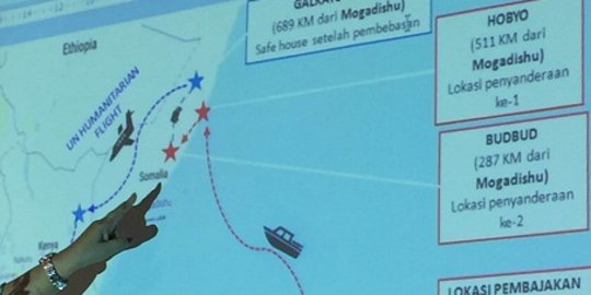 Ini kronologi pembebasan WNI disandera perompak Somalia