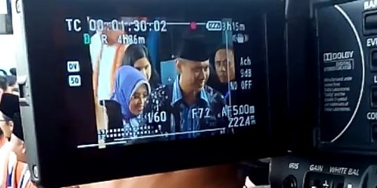 Agus-Sylvi jadi pasangan pertama yang tiba di Balai Sudirman