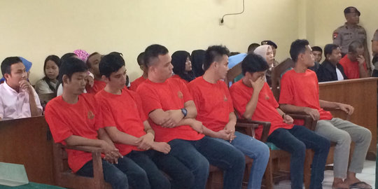 6 Perampok & pembunuh satu Brimob Polda Sumut dituntut 20 tahun bui