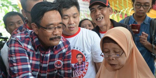 Djarot kecewa sikap kasar dan arogan Satpol PP saat tertibkan PKL