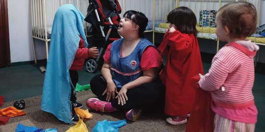 Kisah heroik Noelia, dari down syndrome hingga jadi guru TK