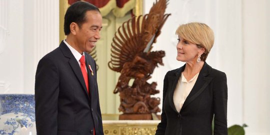 Bertemu Menlu Australia, Jokowi bahas pertukaran informasi intelijen