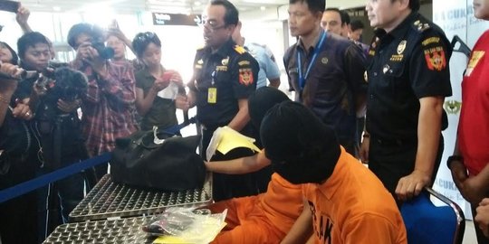 Dua pria asal Malaysia diciduk bawa narkoba di Bandara Ngurah Rai