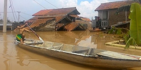 Dampak banjir, kawasan Rancaekek macet parah