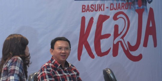 Peluncuran penggalangan dana untuk Ahok-Djarot