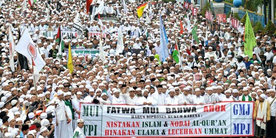 Relawan protes demo 4 November dikaitkan dengan Jokowi