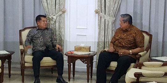 SBY temui JK di Diponegoro, lakukan pembicaraan empat mata