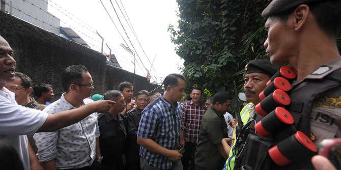 Ahok kampanye dijaga ketat, polisi akui akibat insiden ditolak warga