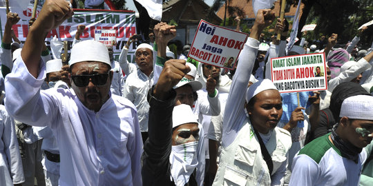 Demonstran dari Jabar janji aksi damai asal Ahok diproses hukum