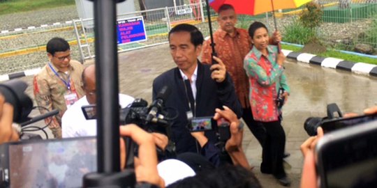 Siang ini, Jokowi tinjau pembangunan kereta Bandara Cengkareng