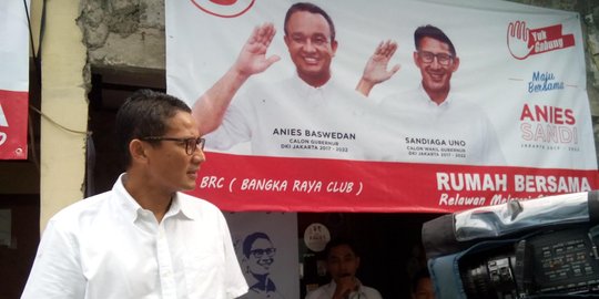 Sandiaga tak merasa untung atau rugi dengan demo Ahok