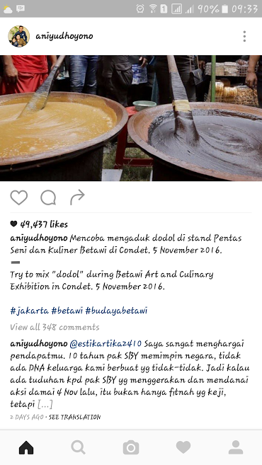 instagram ani yudhoyono jawab fitnah pada sby