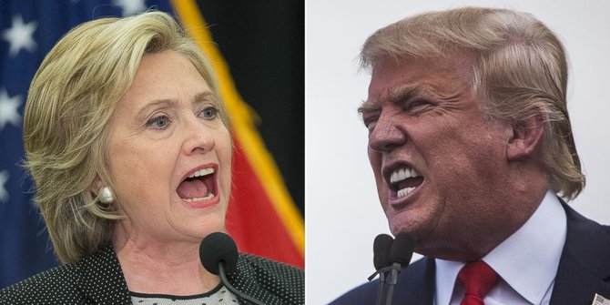 Perolehan suara Trump dan Clinton bakal bersaing ketat