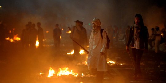 Empat kader HMI ditangkap pasca ricuh demo Ahok