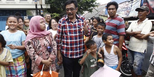 Antusiasme warga sambut Djarot blusukan di Kramat